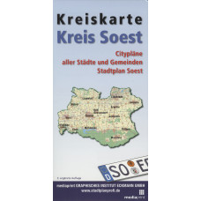 KREISKARTE - KREIS SOEST (Stand 30.12.2020, 3. Auflage)