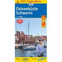 ADFC-REGIONALKARTE - OSTSEEKÜSTE/SCHWERIN 