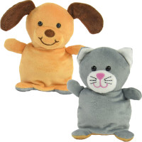 WENDEPLÜSCHTIER "HUND/KATZE" 