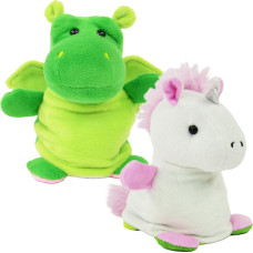 WENDEPLÜSCHTIER "DRACHE/EINHORN" 