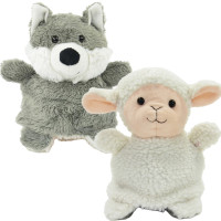 WENDEPLÜSCHTIER "WOLF/SCHAF" 