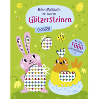 MEIN MALBUCH MIT BUNTEN GLITZERSTEINEN 
