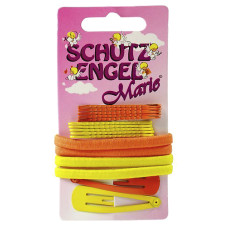 HAARSCHMUCK IN GELB UND ORANGE 