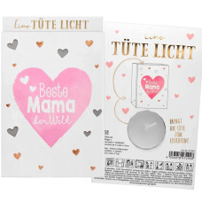 EINE TÜTE LICHT "BESTE MAMA DER WEILT" 