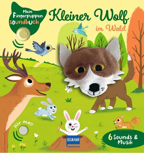 MEIN FINGERPUPPEN-SOUNDBUCH "KLEINER WOLF IM WALD"  MEIN FINGERPUPPEN-SOUNDBUCH "KLEINER WOLF IM WALD"