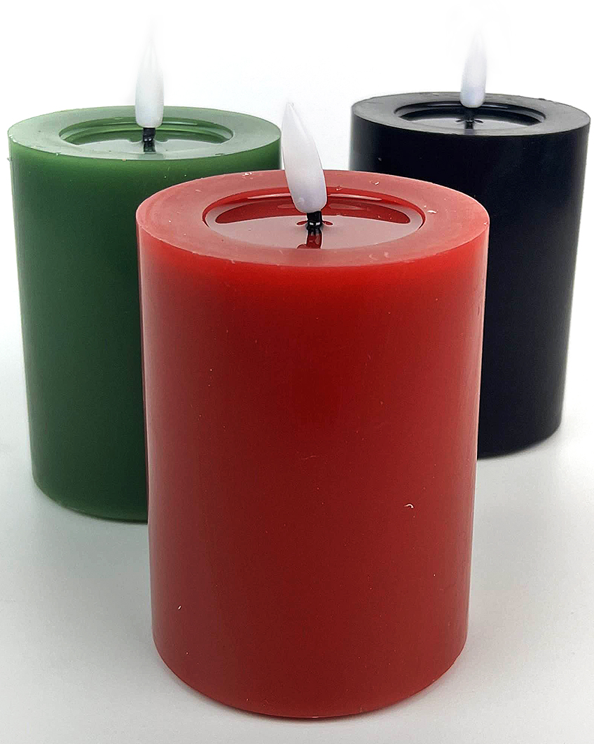 ECHTWACHS-RUNDKERZEN  ECHTWACHS-RUNDKERZEN